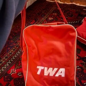 TWA Red Shoulder Bag